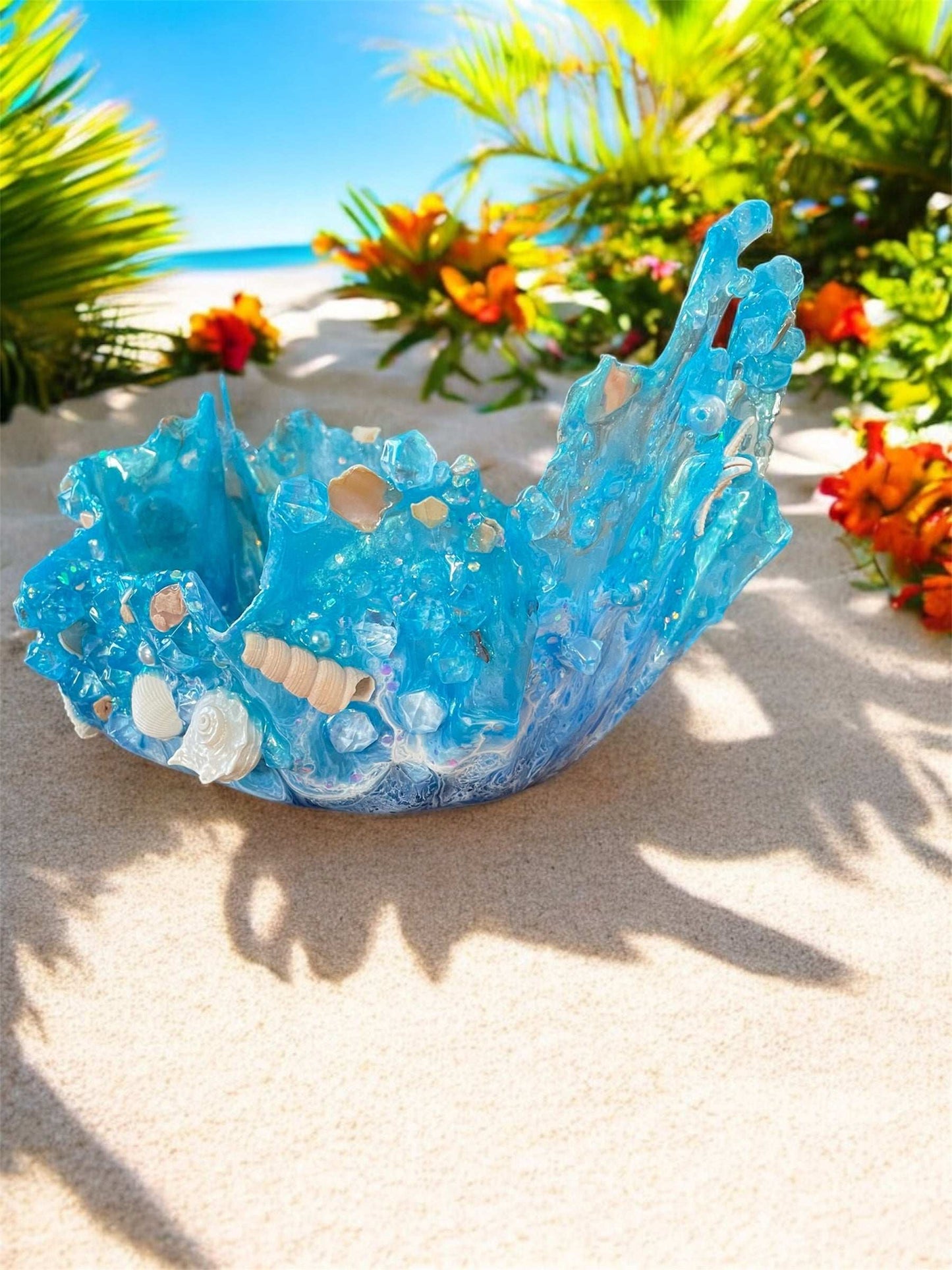 Handmade Resin Ocean Wave