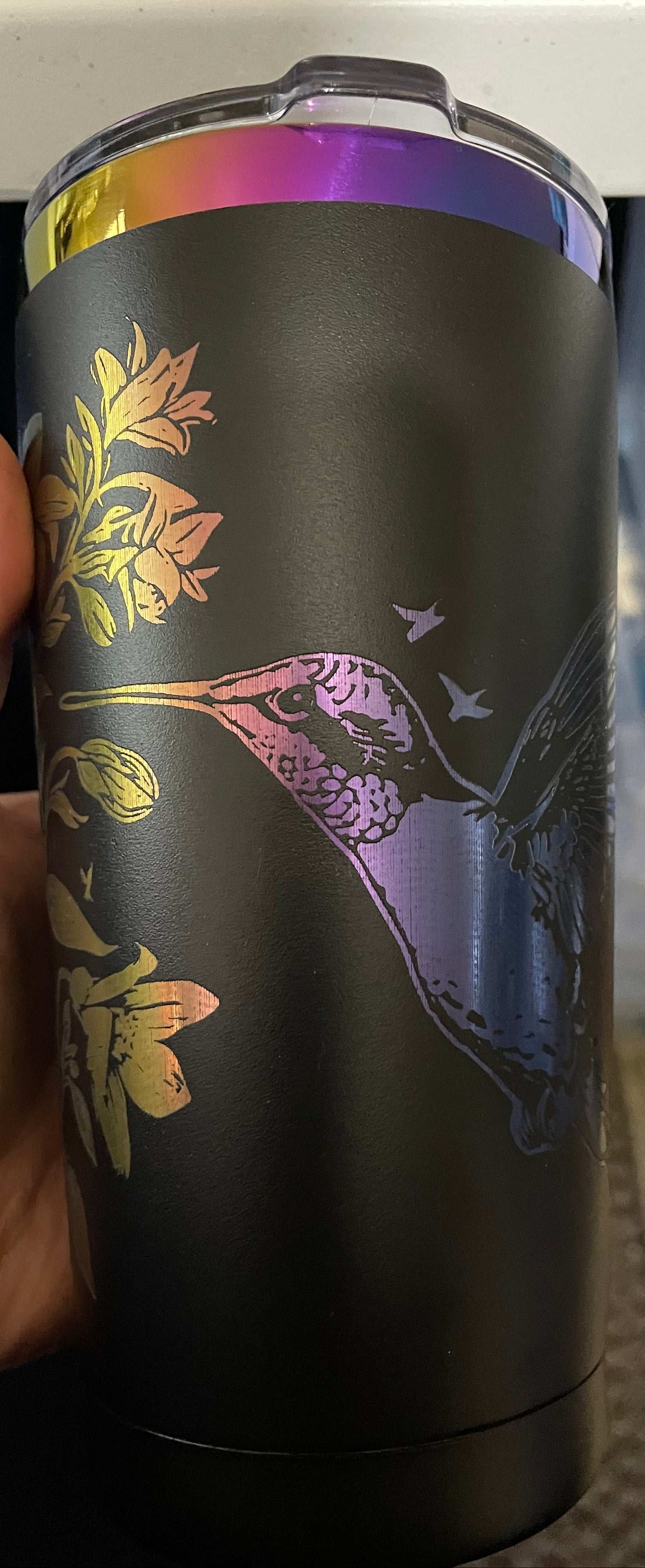 Humming Bird Powder Coated Tumbler
