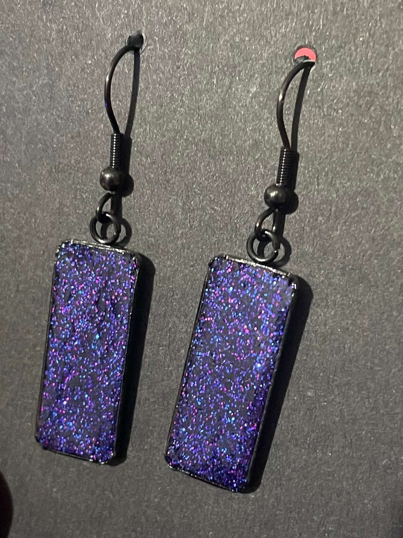 Electric Purple Earrings