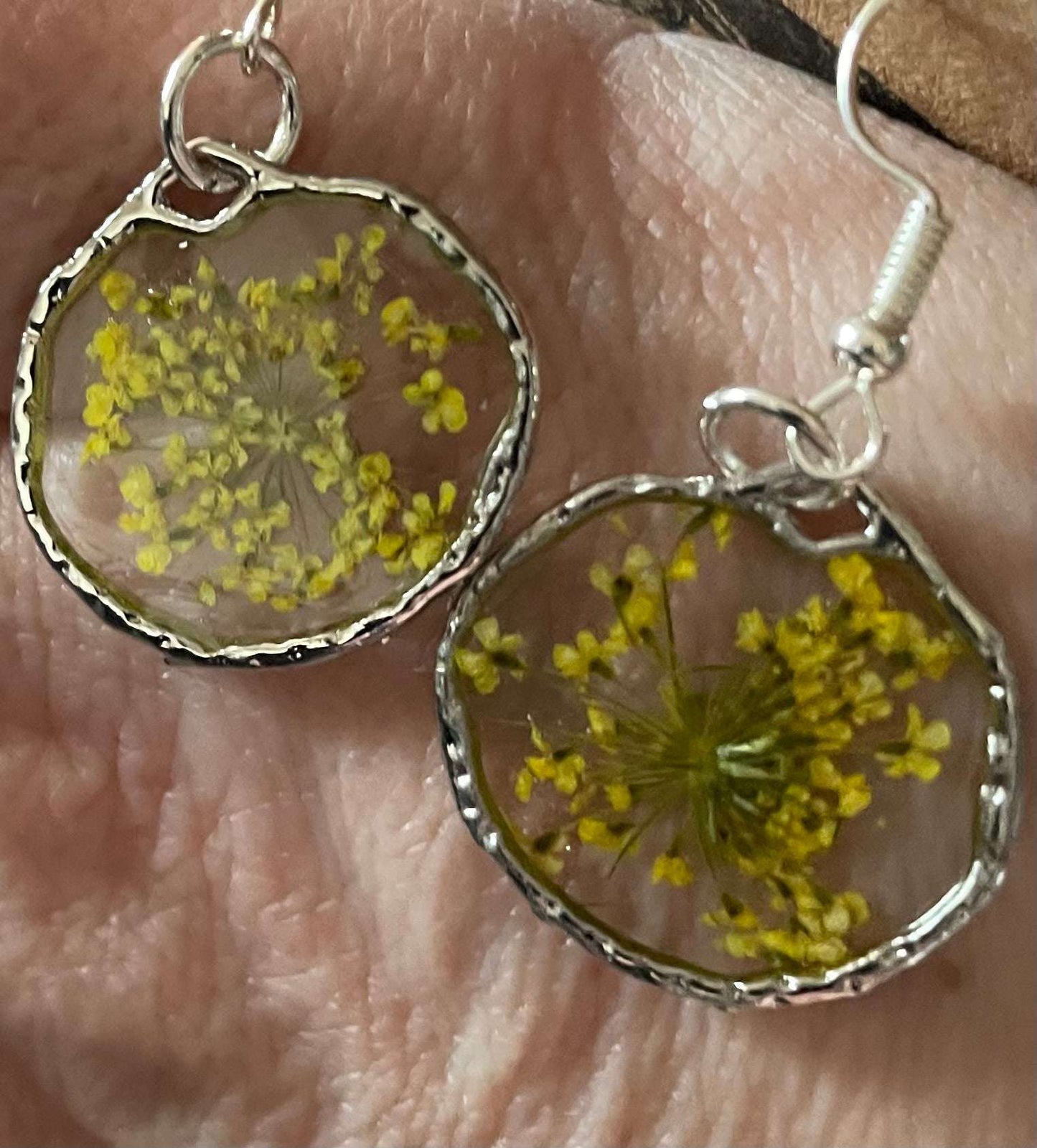 Yellow flower Earrings