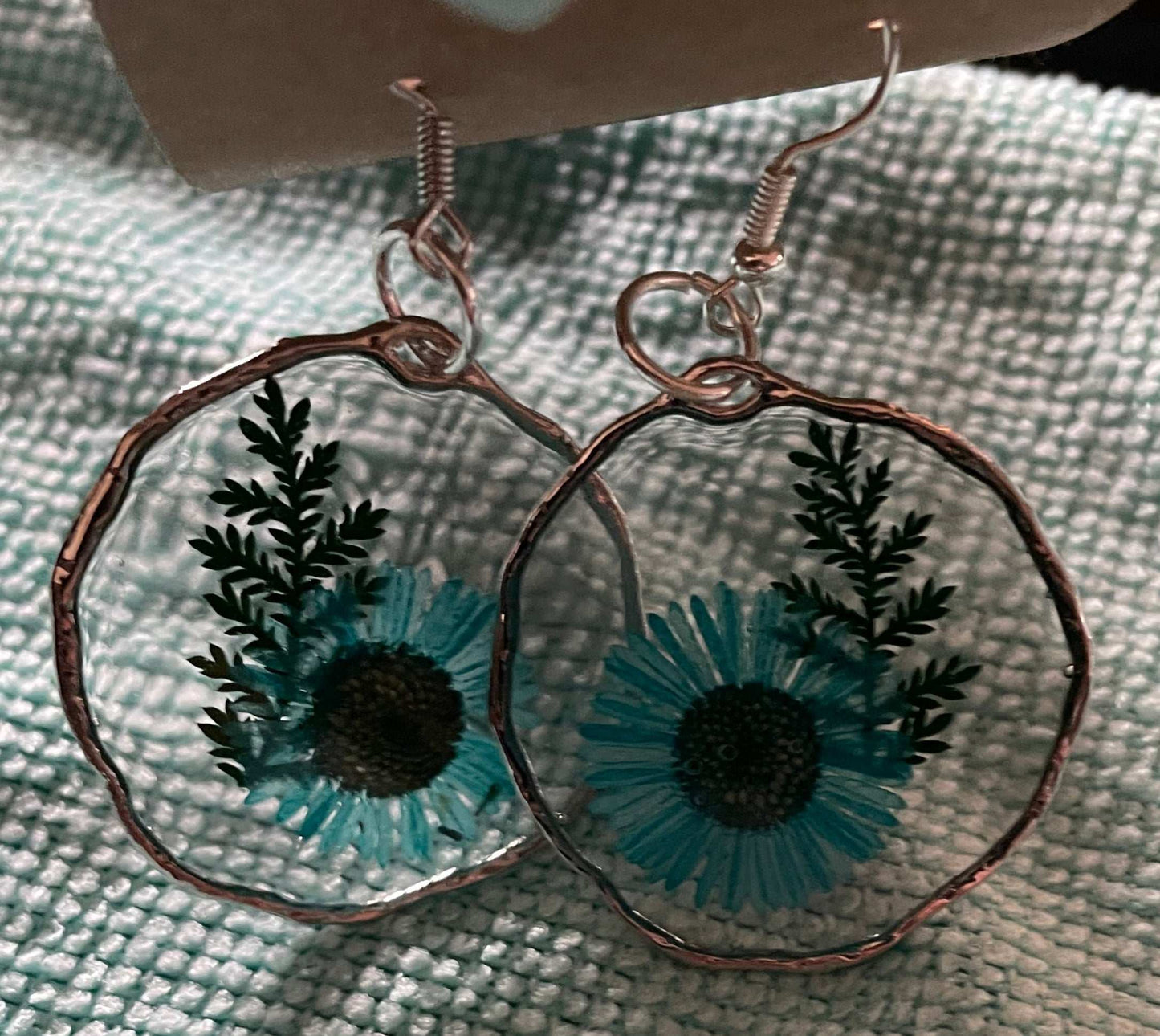Flower and Fern Earrings