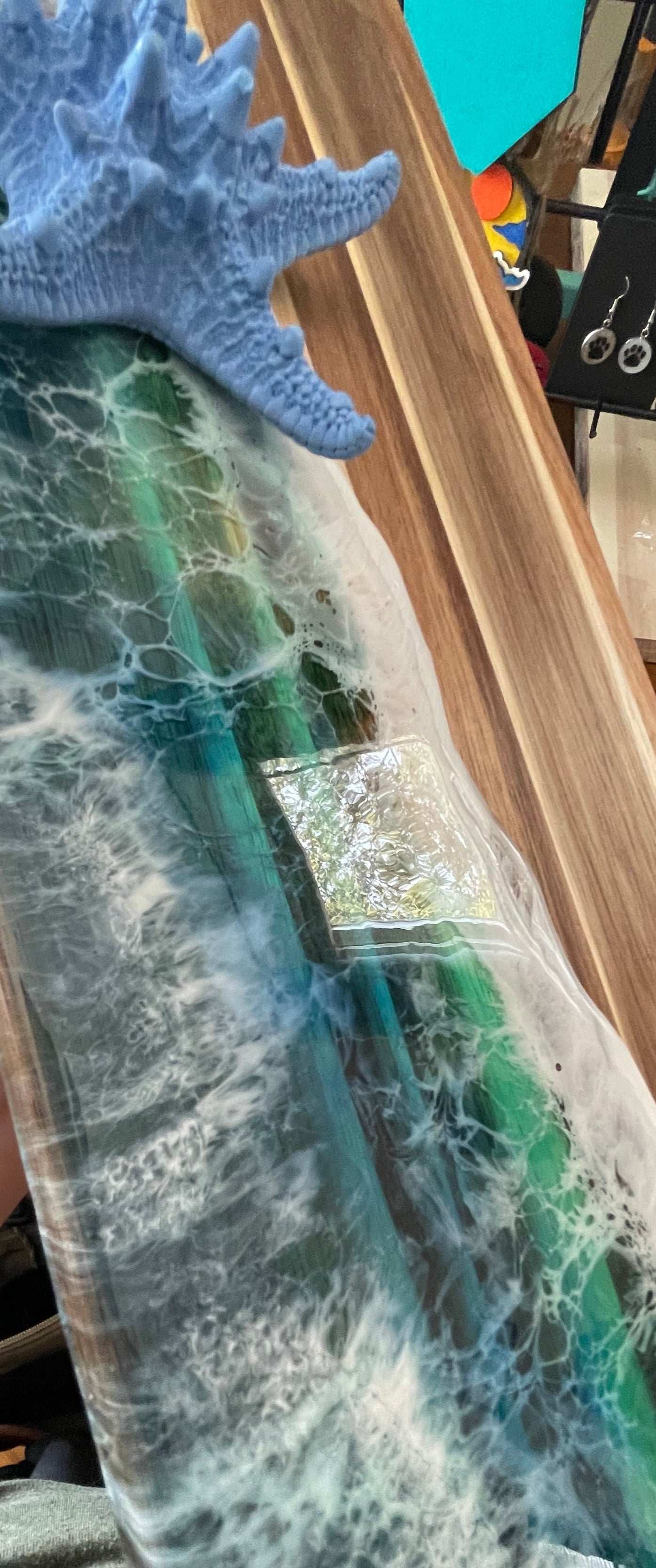 Blue Starfish Charcuterie Board