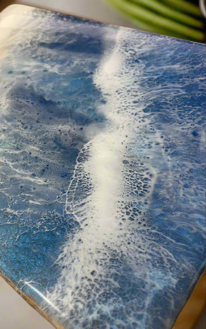 Ocean Themed Charcuterie Board Close up
