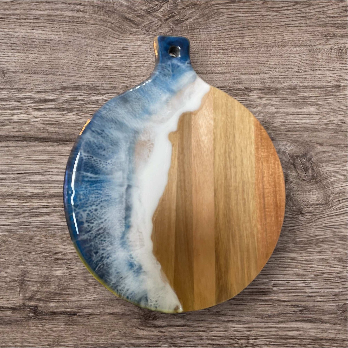 Resin Ocean Charcuterie Board ~ Wall Art~ Serving Board