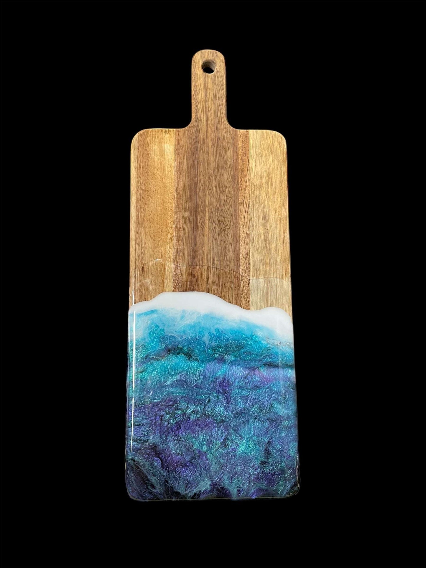 Resin Ocean Charcuterie Board ~ Display Art ~ Serving Board