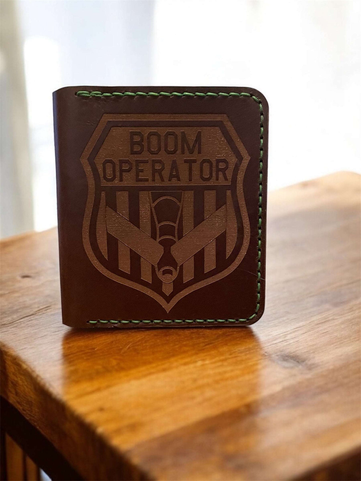 Maineiacs Air Force Wallet Handmade with Italian Leather