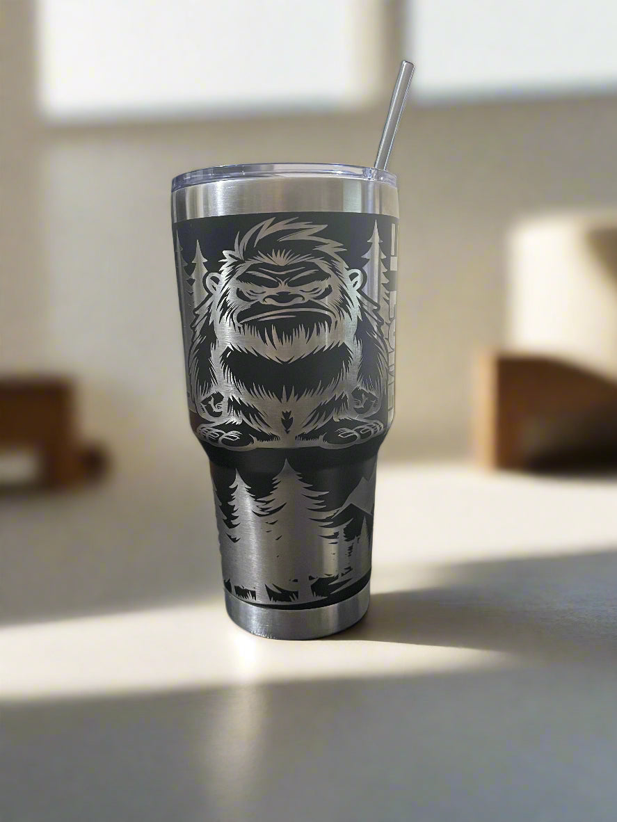 Bigfoot I hate people 30oz Tumbler