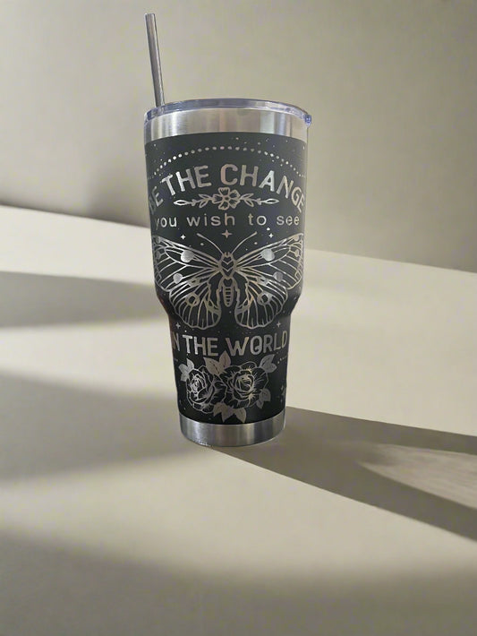 Butterfly 30oz Tumbler