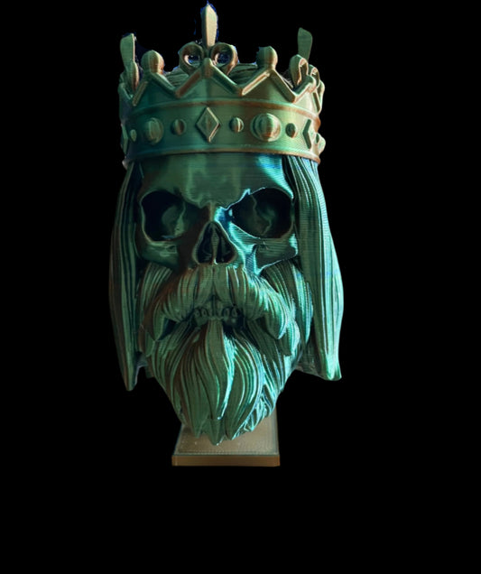 "The King" 3D printed  skull