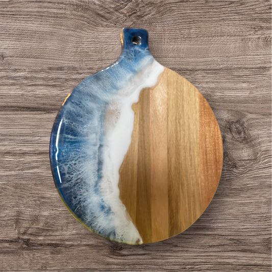 Resin Ocean Charcuterie Board ~ Display Art ~ Serving Board