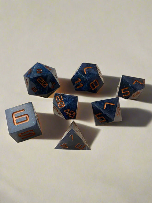 Set of roll Playing Dice overview